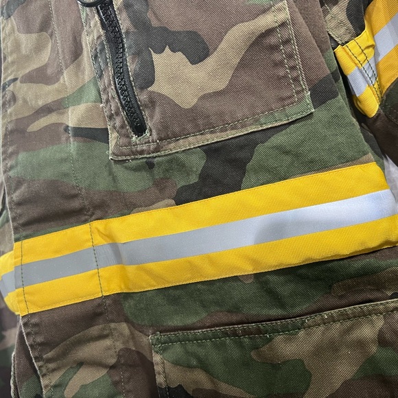 EPTM Mens Green Camouflage Jacket - Picture 4 of 9